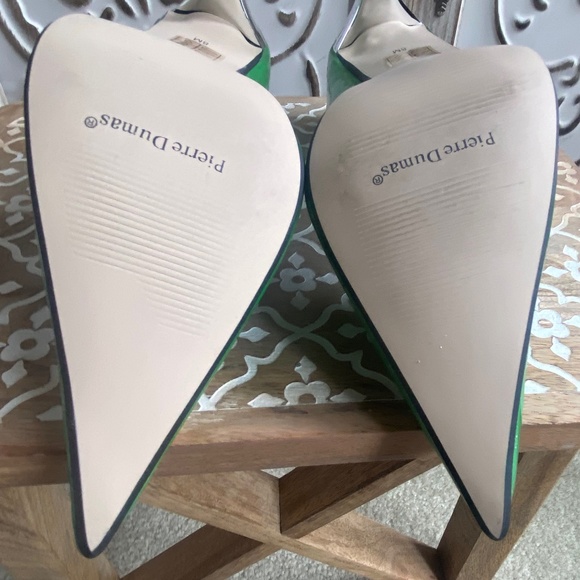 NWT Pierre Dumas Heels in Kelly Green, Size 8 - Picture 6 of 8